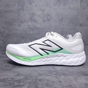 NEW BALANCE Fresh Foam‎ 680 v8 Running Shoes Mens Size 15 D White